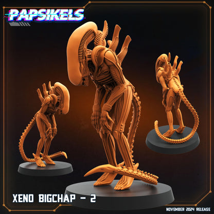 Xeno Bigchap  -  Resin Miniature - Tabletop  miniature - Fantasy Miniature - 32mm - D&D -  Sci-fi Miniature - Papsikel