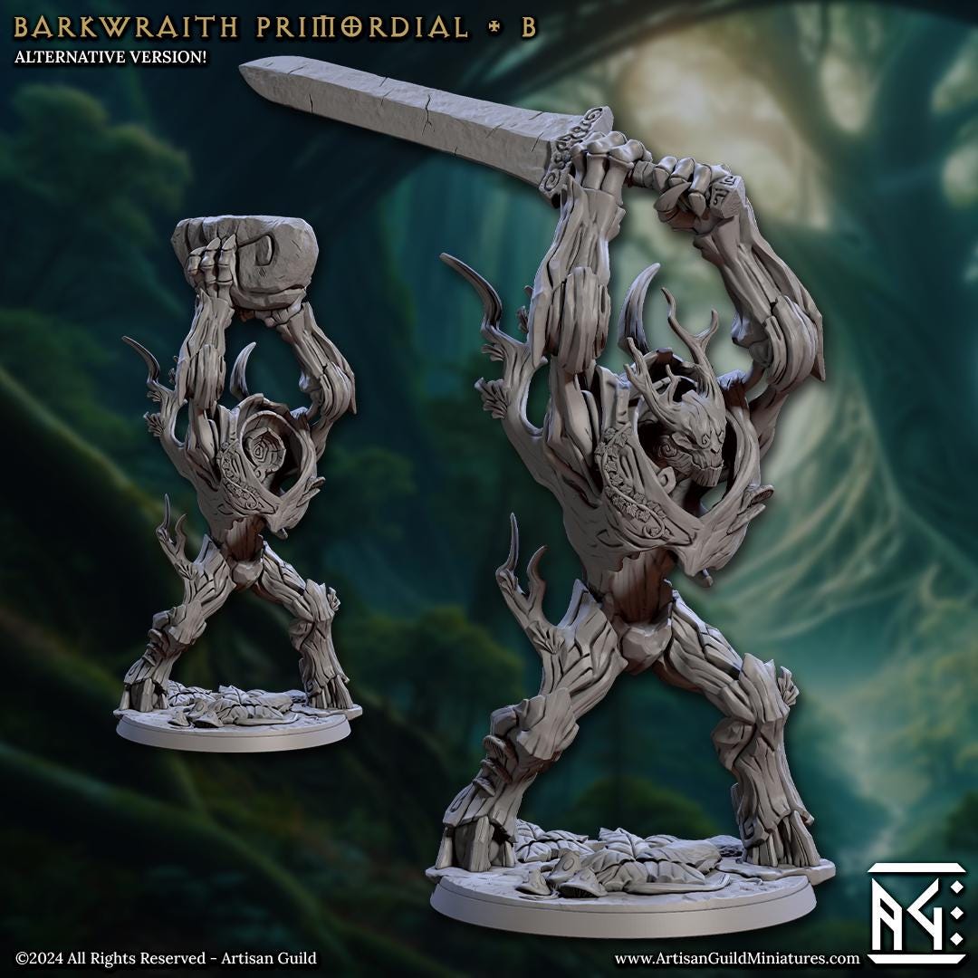 Primordial - 3D Printed Miniature - Fantasy Miniature -Tabletop  Miniature - Tabletop Miniature - D&D - Artisan Guild