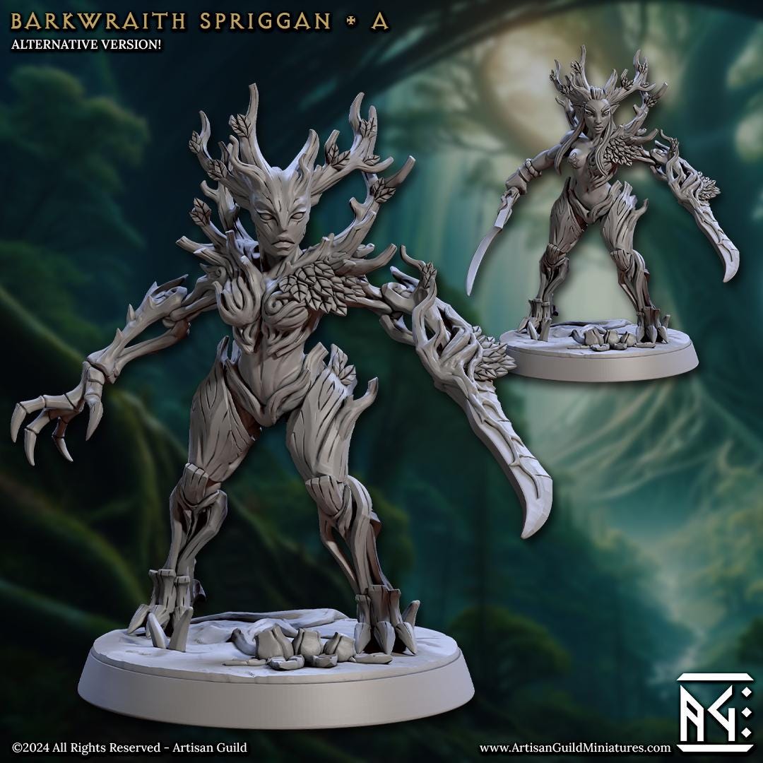 Spriggan - 3D Printed Miniature - Fantasy Miniature -Tabletop Miniature - Tabletop Miniature - D&D - Artisan Guild DnD