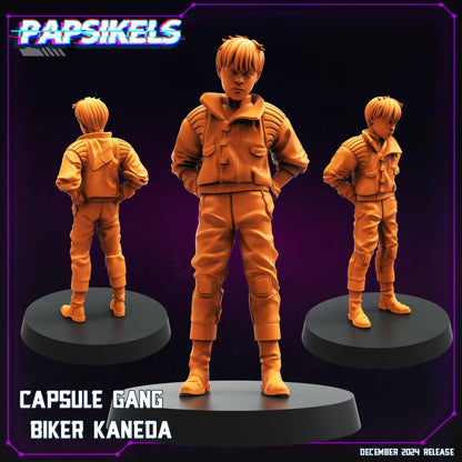 Gang Bikers - Resin Miniature - Tabletop miniature - Fantasy Miniature - 32mm - D&D - Sci-fi Miniature- Papsikel