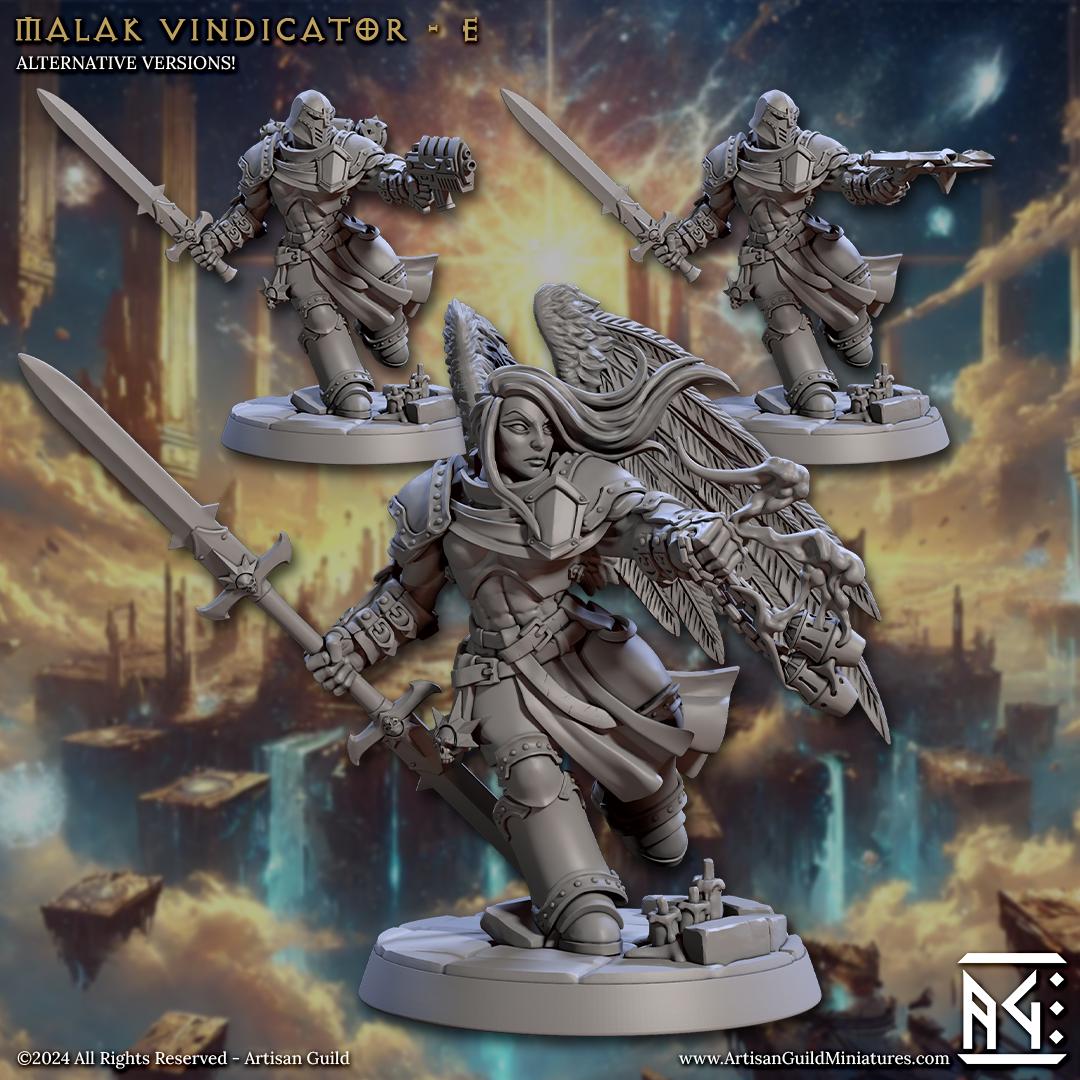 Malak Vendicators - 3D Printed Miniature - Fantasy Miniature -Tabletop  Miniature - Tabletop Miniature - D&D - Artisan Guild