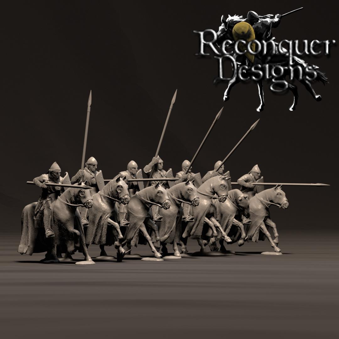 Knights -  Resin Miniature - Tabletop  miniature - Medieval Miniature