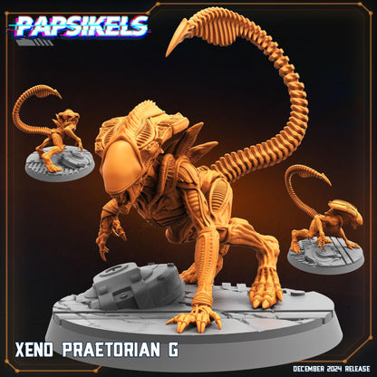 Xeno Pretorians - Resin Miniature - Tabletop miniature - Fantasy Miniature - 32mm - D&D - Sci-fi Miniature- Papsikel