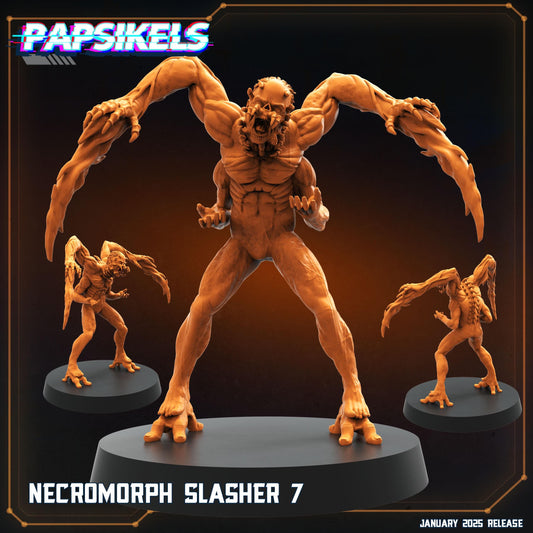 Necromorphs - 3D Printed Miniature - Sci-fi Miniature - Tabletop Miniature - D&D - Papsikel