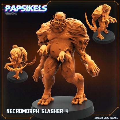 Necromorphs - 3D Printed Miniature - Sci-fi Miniature - Tabletop Miniature - D&D - Papsikel