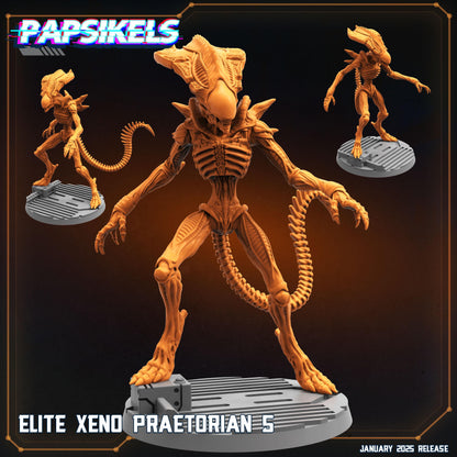 Xeno Pretorian - 3D Printed Miniature - Sci-fi Miniature - Tabletop Miniature - D&D - Papsikel