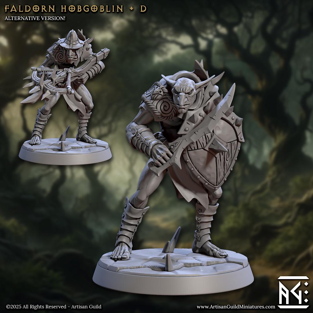 Hobgoblins - 3D Printed Miniature - Fantasy Miniature -Tabletop Miniature - Tabletop Miniature - D&D - Artisan Guild DnD