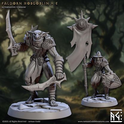 Hobgoblins - 3D Printed Miniature - Fantasy Miniature -Tabletop Miniature - Tabletop Miniature - D&D - Artisan Guild DnD