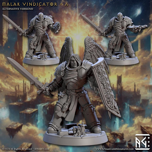 Malak Vendicators - 3D Printed Miniature - Fantasy Miniature -Tabletop Miniature - Tabletop Miniature - D&D - Artisan Guild DnD
