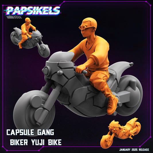 Bikers - 3D Printed Miniature - Sci-fi Miniature - Tabletop Miniature - D&D - Papsikel