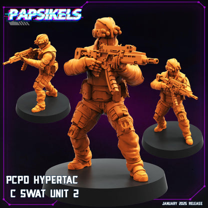 PCPD Hypertac - 3D Printed Miniature - Sci-fi Miniature - Tabletop Miniature - D&D - Papsikel
