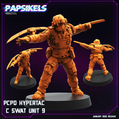 PCPD Hypertac - 3D Printed Miniature - Sci-fi Miniature - Tabletop Miniature - D&D - Papsikel