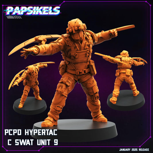 PCPD Hypertac - 3D Printed Miniature - Sci-fi Miniature - Tabletop Miniature - D&D - Papsikel