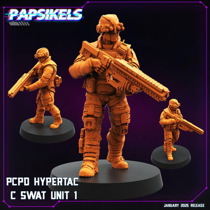 PCPD Hypertac - 3D Printed Miniature - Sci-fi Miniature - Tabletop Miniature - D&D - Papsikel