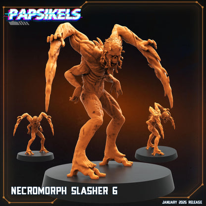 Necromorphs - 3D Printed Miniature - Sci-fi Miniature - Tabletop Miniature - D&D - Papsikel