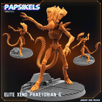 Xeno Pretorian - 3D Printed Miniature - Sci-fi Miniature - Tabletop Miniature - D&D - Papsikel