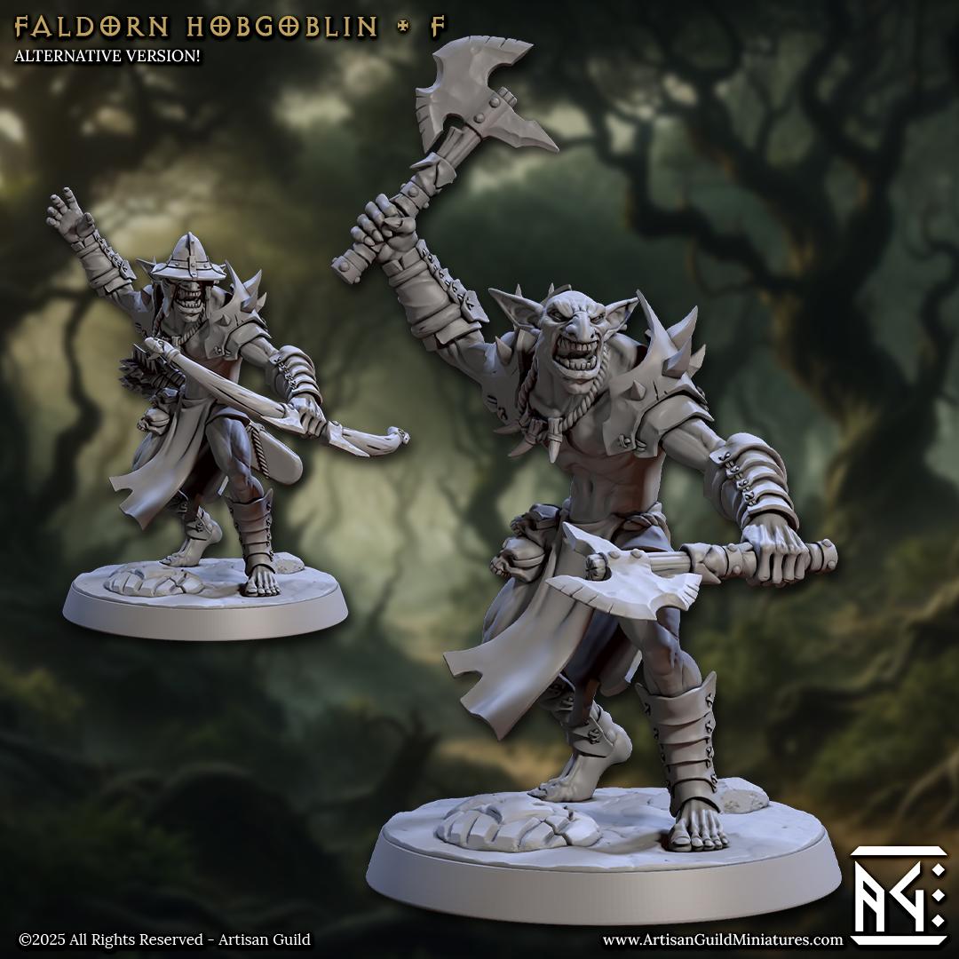 Hobgoblins - 3D Printed Miniature - Fantasy Miniature -Tabletop Miniature - Tabletop Miniature - D&D - Artisan Guild DnD
