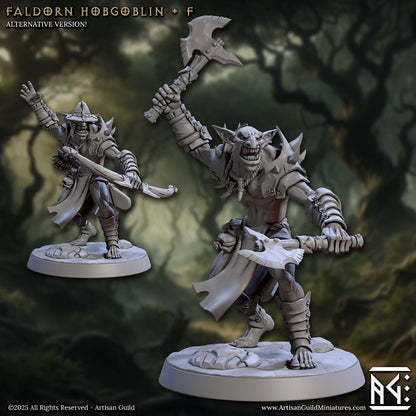 Hobgoblins - 3D Printed Miniature - Fantasy Miniature -Tabletop Miniature - Tabletop Miniature - D&D - Artisan Guild DnD