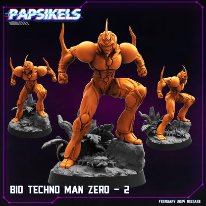 Bio Techno Man - Resin Miniature - Tabletop miniature - Fantasy Miniature - 32mm - D&D - Sci-fi Miniature - Papsikel