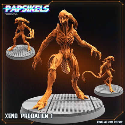 Xeno Predaliens - Resin Miniature - Tabletop miniature - Fantasy Miniature - 32mm - D&D - Sci-fi Miniature - Papsikel
