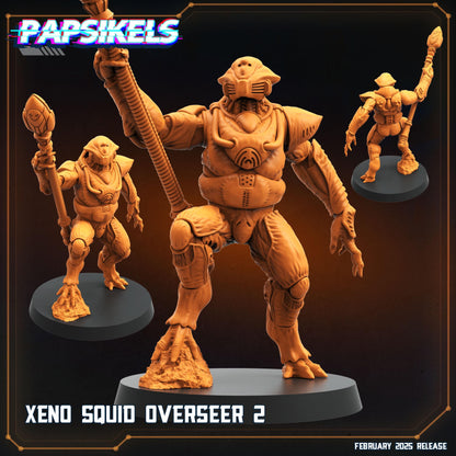 Xeno Squids -  Resin Miniature - Tabletop  miniature - Fantasy Miniature - 32mm - D&D -  Sci-fi Miniature - Papsikel