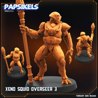 Xeno Squids -  Resin Miniature - Tabletop  miniature - Fantasy Miniature - 32mm - D&D -  Sci-fi Miniature - Papsikel