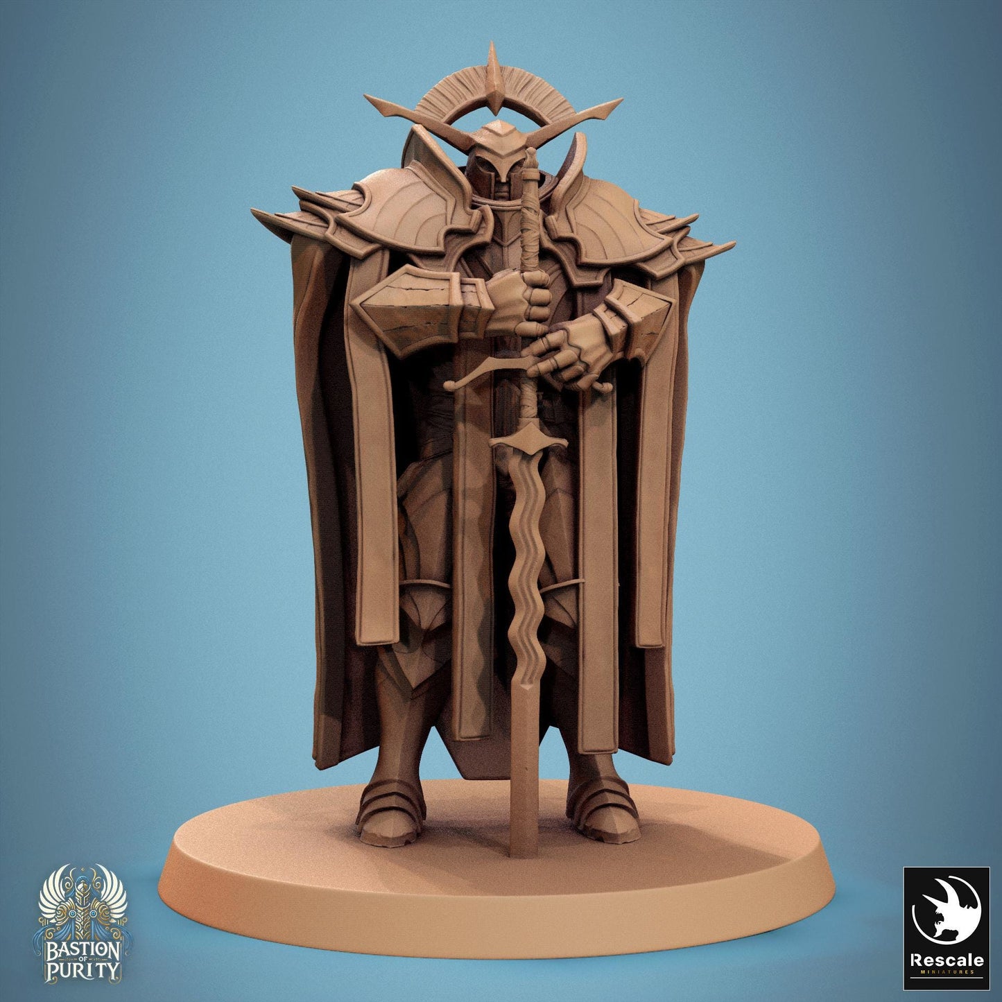 Aeterna Infantry - General - Resin Miniature - Tabletop miniature - Fantasy Miniature - 32mm - D&D - Sci-fi Miniature - Papsikel DnD