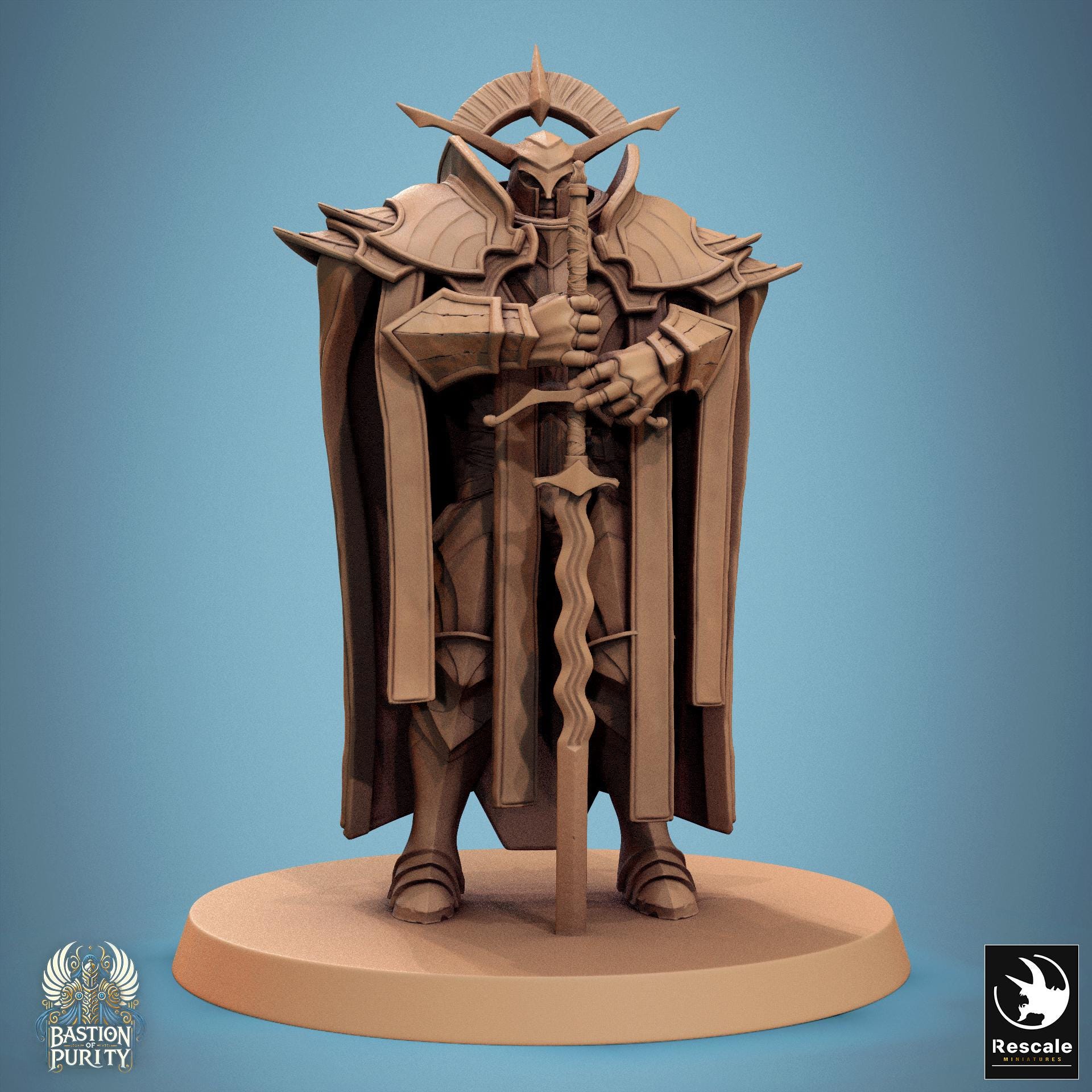 Aeterna Infantry - General - Resin Miniature - Tabletop miniature - Fantasy Miniature - 32mm - D&D - Sci-fi Miniature - Papsikel DnD