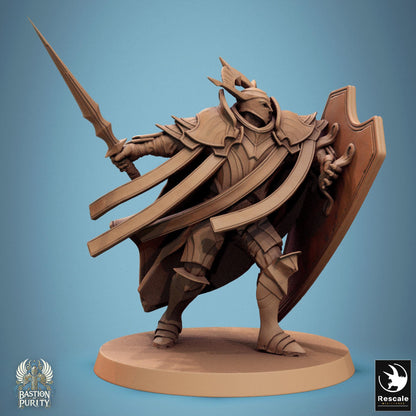 Aeterna Infantry - General -  Resin Miniature - Tabletop  miniature - Fantasy Miniature - 32mm - D&D -  Sci-fi Miniature - Papsikel DnD