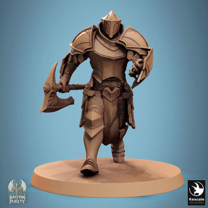 Aeterna Infantry - Soldiers 1 - Resin Miniature - Tabletop miniature - Fantasy Miniature - 32mm - D&D - Sci-fi Miniature - Papsikel DnD