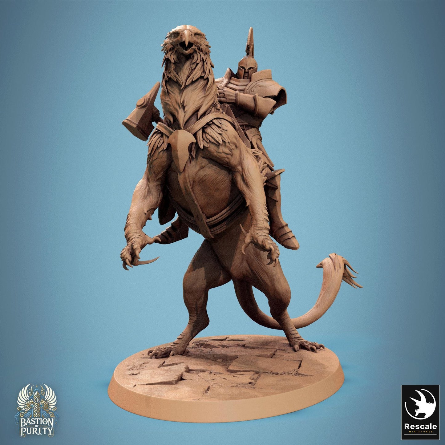 Gryph - Warriors - Resin Miniature - Tabletop miniature - Fantasy Miniature - 32mm - D&D - Sci-fi Miniature - Papsikel DnD