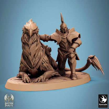 Gryph - Warriors - Resin Miniature - Tabletop miniature - Fantasy Miniature - 32mm - D&D - Sci-fi Miniature - Papsikel DnD