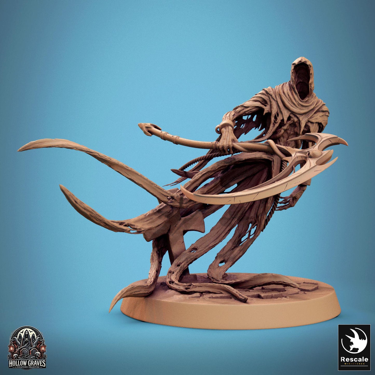 Death Ghost 2 - Resin Miniature - Tabletop miniature - Fantasy Miniature - 32mm - D&D - Sci-fi Miniature - Rescale DnD