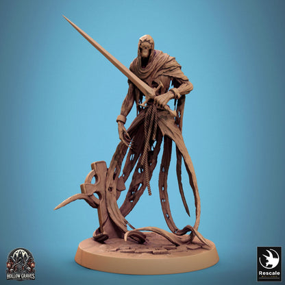 Death Ghost 2 - Resin Miniature - Tabletop miniature - Fantasy Miniature - 32mm - D&D - Sci-fi Miniature - Rescale DnD