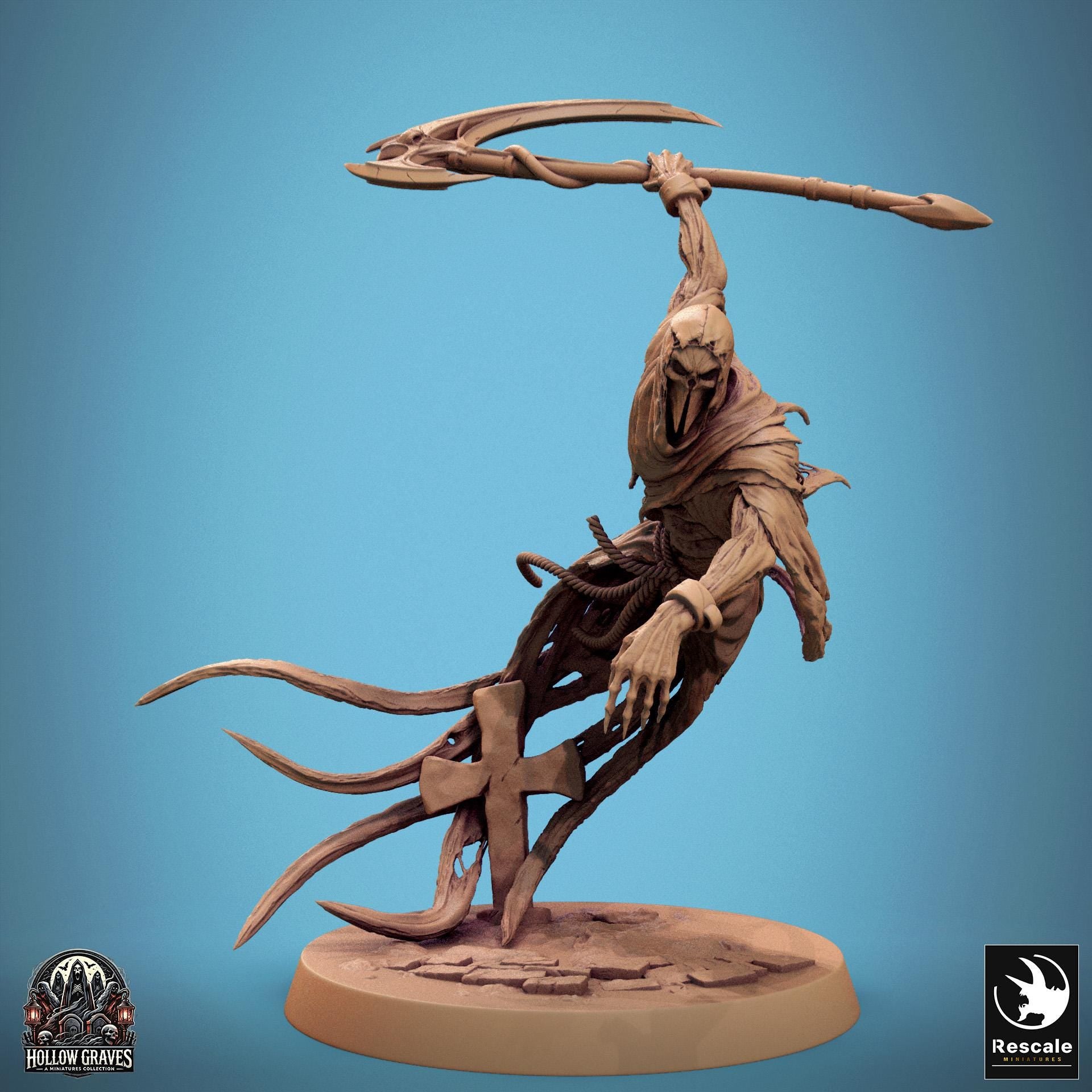 Masked Ghost - Resin Miniature - Tabletop miniature - Fantasy Miniature - 32mm - D&D - Sci-fi Miniature - Rescale DnD