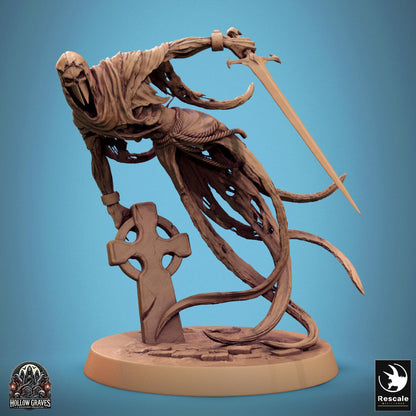 Masked Ghost 1 -  Resin Miniature - Tabletop  miniature - Fantasy Miniature - 32mm - D&D -  Sci-fi Miniature - Rescale