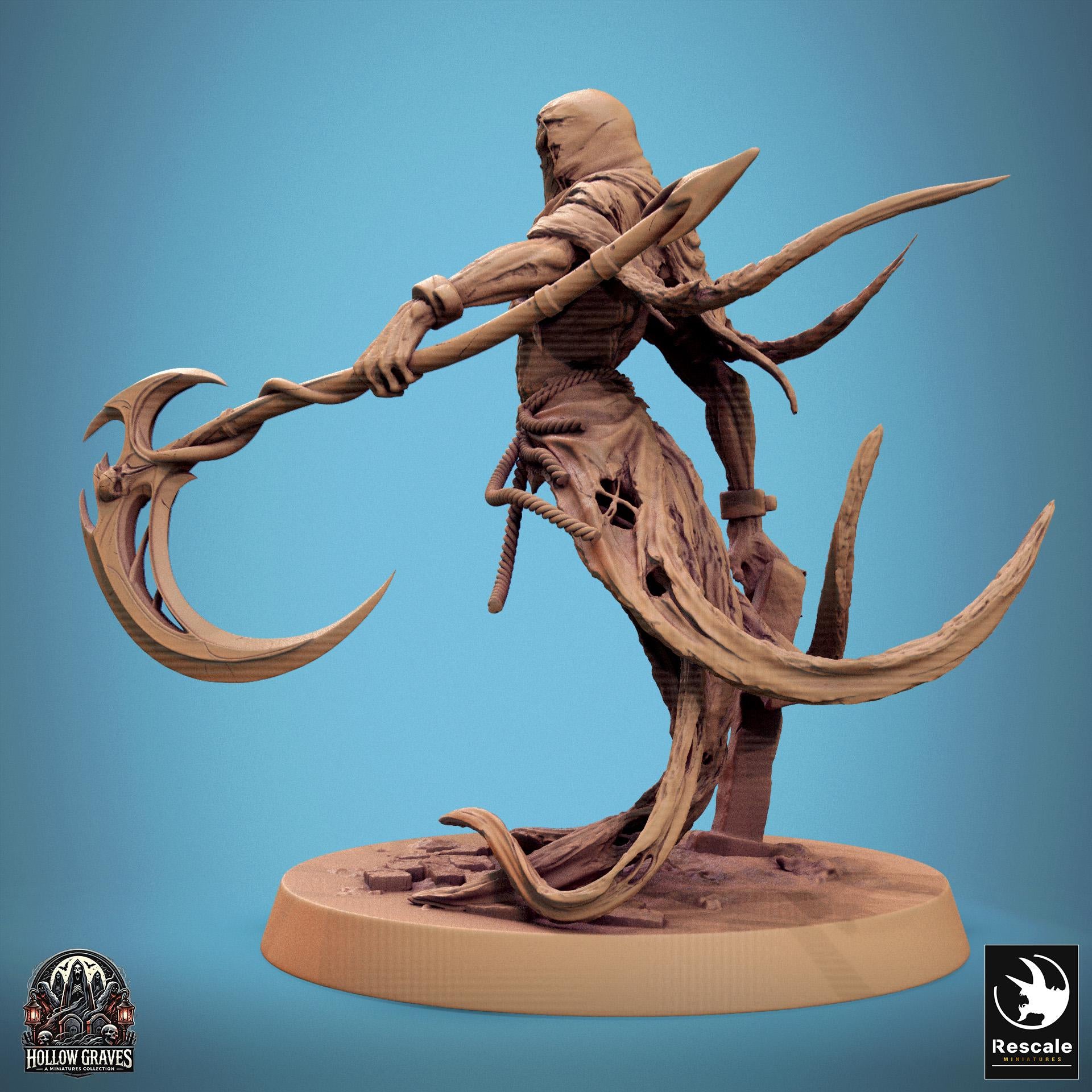 Masked Ghost 1 - Resin Miniature - Tabletop miniature - Fantasy Miniature - 32mm - D&D - Sci-fi Miniature - Rescale DnD