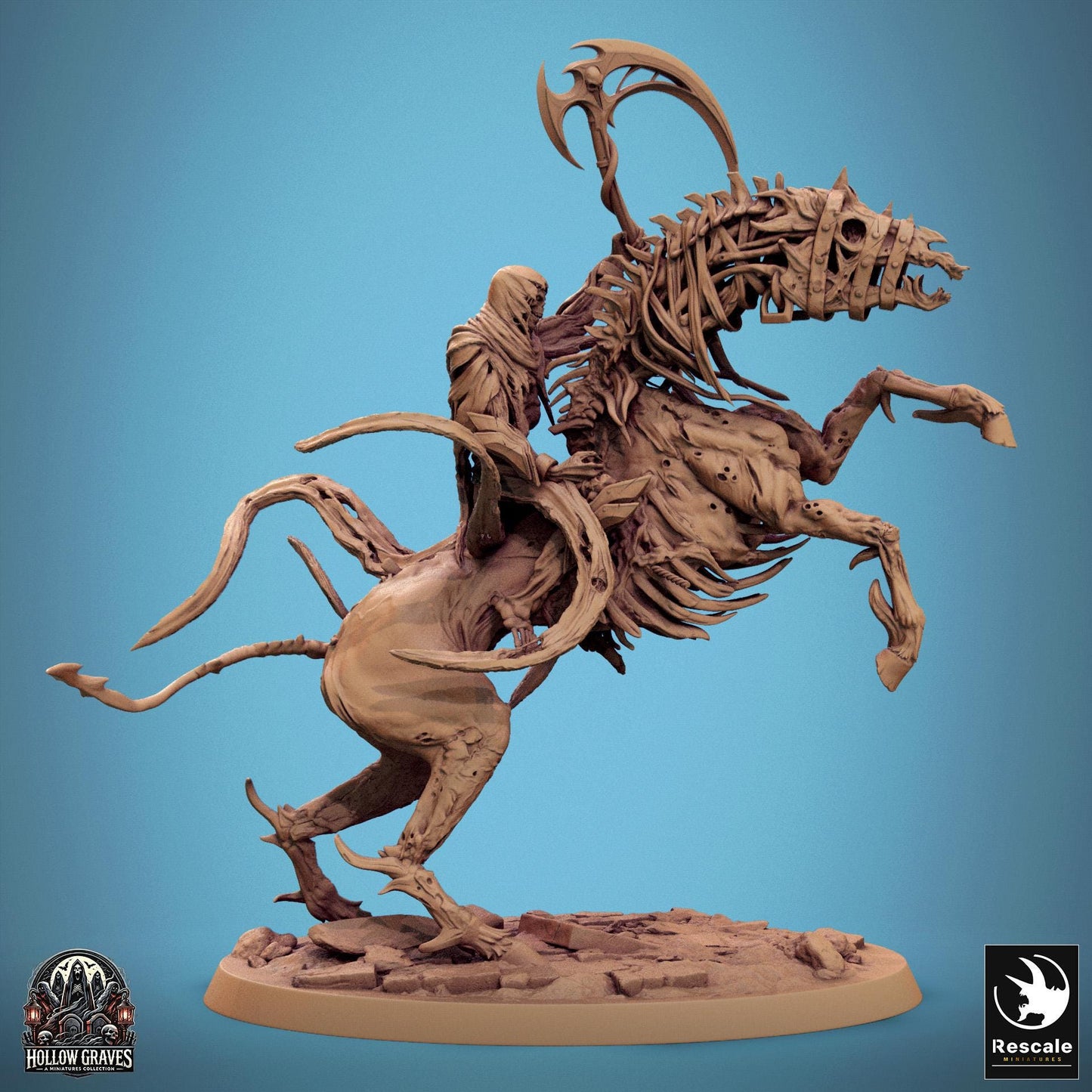 Wraithbound - Resin Miniature - Tabletop miniature - Fantasy Miniature - 32mm - D&D - Sci-fi Miniature - Rescale DnD
