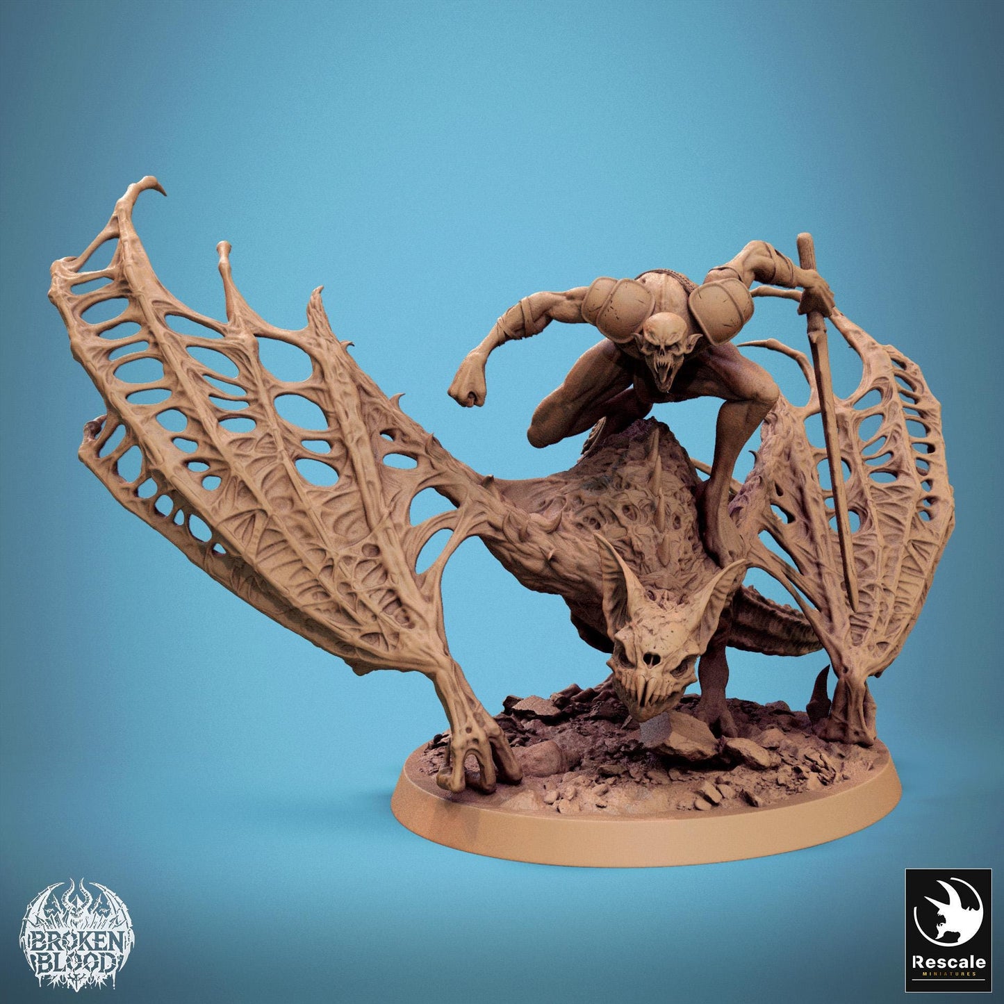 Dabeath -  Resin Miniature - Tabletop  miniature - Fantasy Miniature - 32mm - D&D -  Sci-fi Miniature - Rescale DnD