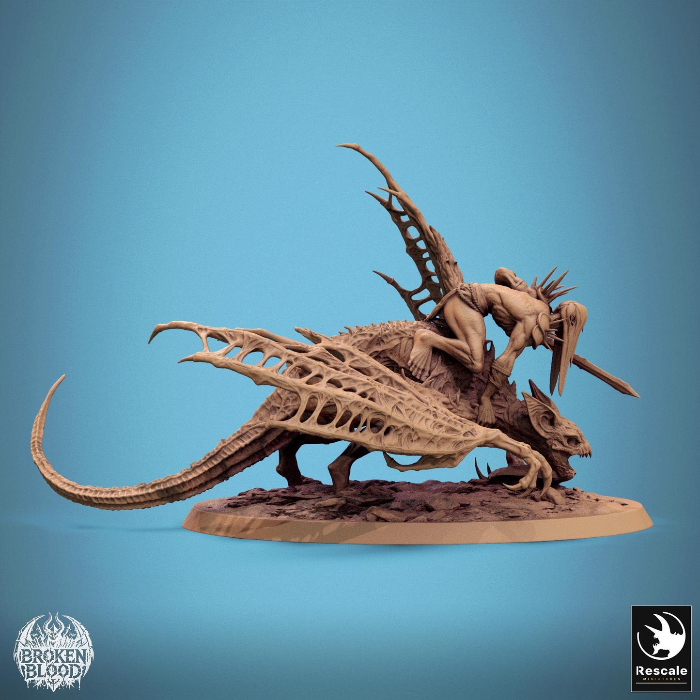 Dabeath -  Resin Miniature - Tabletop  miniature - Fantasy Miniature - 32mm - D&D -  Sci-fi Miniature - Rescale DnD