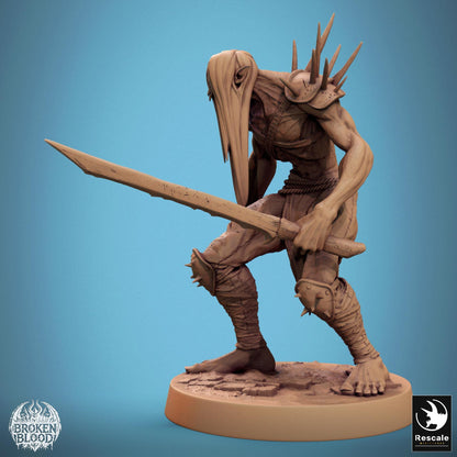 Ghoul Ravager 1 - Resin Miniature - Tabletop miniature - Fantasy Miniature - 32mm - D&D - Sci-fi Miniature - Papsikel DnD