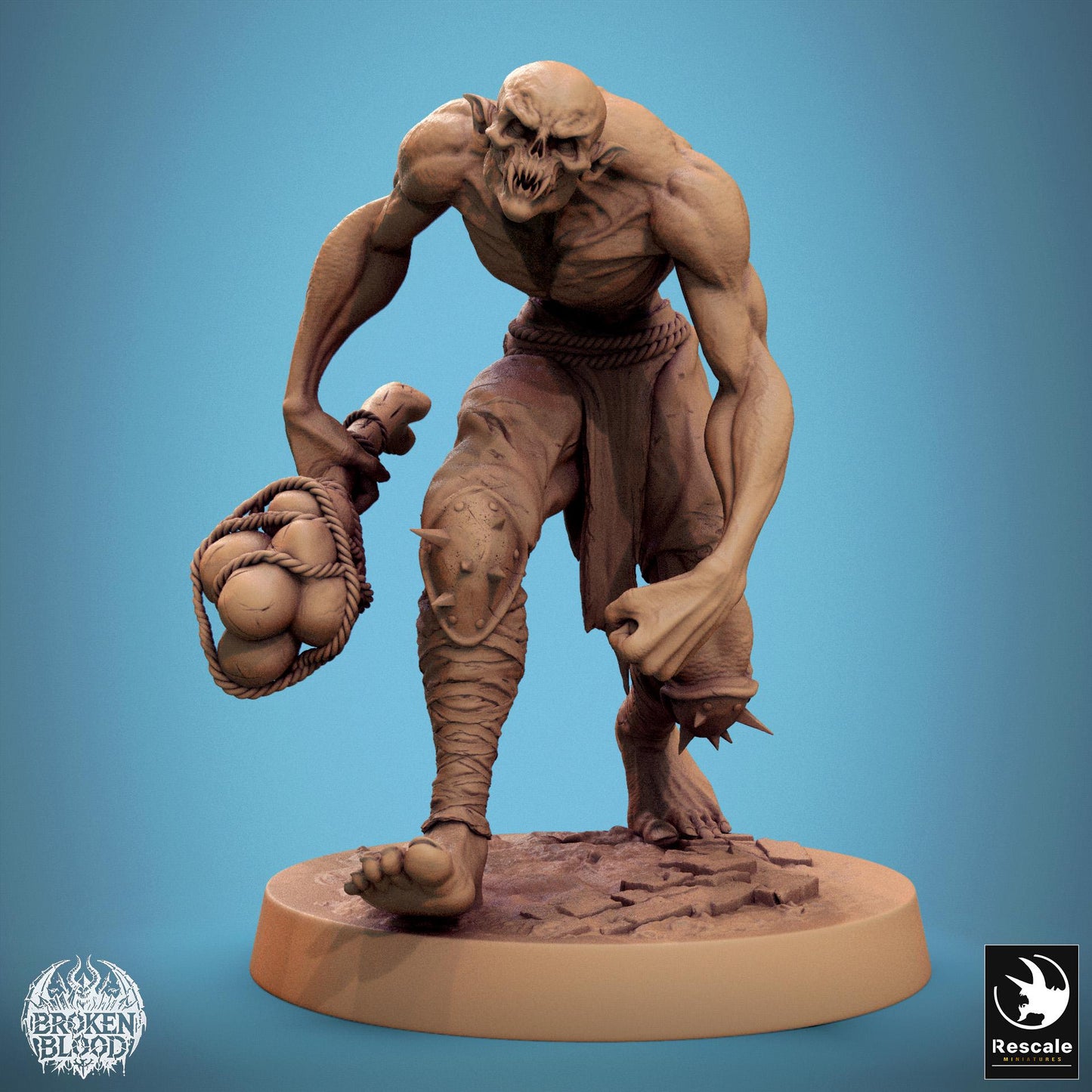 Ghoul Savage 1 - Resin Miniature - Tabletop miniature - Fantasy Miniature - 32mm - D&D - Sci-fi Miniature - Papsikel DnD