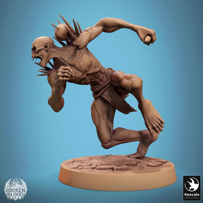 Ghoul Savage 2 - Resin Miniature - Tabletop miniature - Fantasy Miniature - 32mm - D&D - Sci-fi Miniature - Papsikel DnD