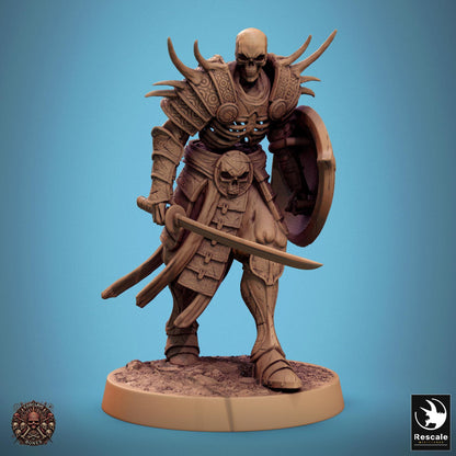 Oriental Skeletons 2 - Resin Miniature - Tabletop miniature - Fantasy Miniature - 32mm - D&D - Sci-fi Miniature - Rescale DnD