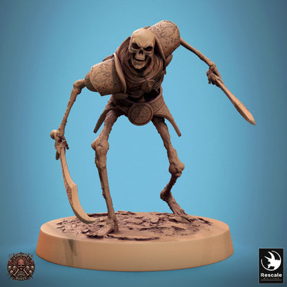 Persian Skeletons 1 -  Resin Miniature - Tabletop  miniature - Fantasy Miniature - 32mm - D&D -  Sci-fi Miniature - Rescale DnD