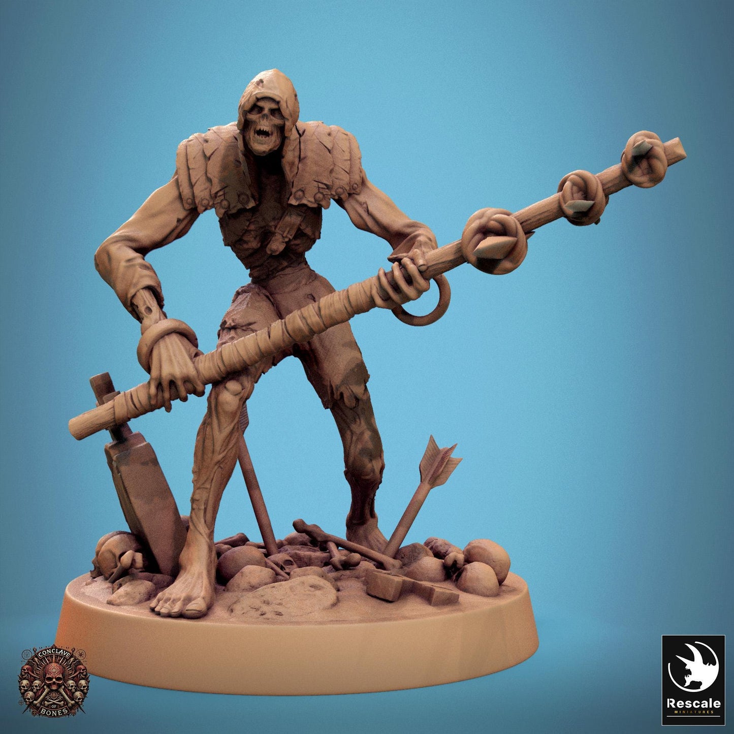 Zombie 1 - Resin Miniature - Tabletop miniature - Fantasy Miniature - 32mm - D&D - Sci-fi Miniature - Rescale DnD