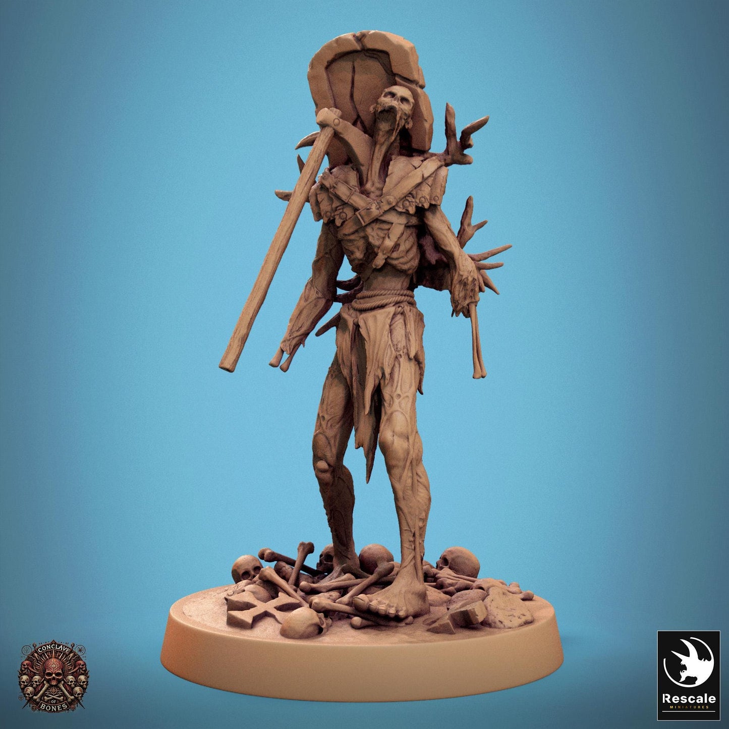 Zombie 2 -  Resin Miniature - Tabletop  miniature - Fantasy Miniature - 32mm - D&D -  Sci-fi Miniature - Rescale DnD