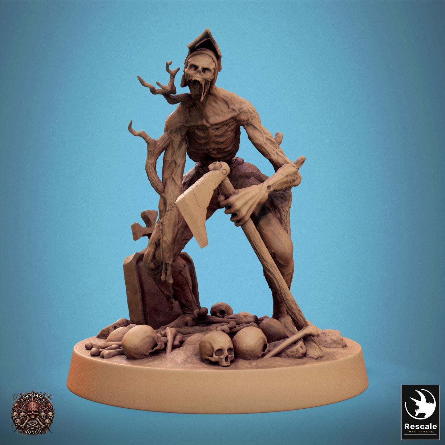 Zombie 2 - Resin Miniature - Tabletop miniature - Fantasy Miniature - 32mm - D&D - Sci-fi Miniature - Rescale DnD