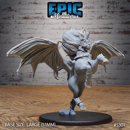 DnD Dark Unicorn -  Resin Miniature - Tabletop  miniature - Fantasy Miniature - 32mm - D&D -  Sci-fi Miniature - Rescale