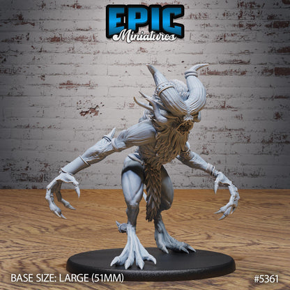 DnD Katakan Vampire -  Resin Miniature - Tabletop  miniature - Fantasy Miniature - 32mm - D&D -  Sci-fi Miniature